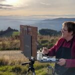 Plein air painter Lorna Allan says that through her work, she hopes to share the peace, beauty and tranquility of the natural world with her viewers and clients.