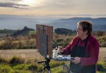 Plein air painter Lorna Allan says that through her work, she hopes to share the peace, beauty and tranquility of the natural world with her viewers and clients.