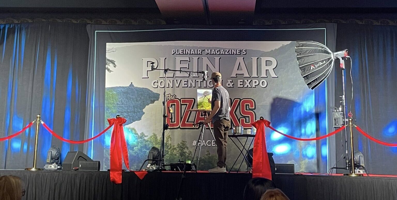 Plein Air Convention & Expo - Daniel J. Keys painting demonstration