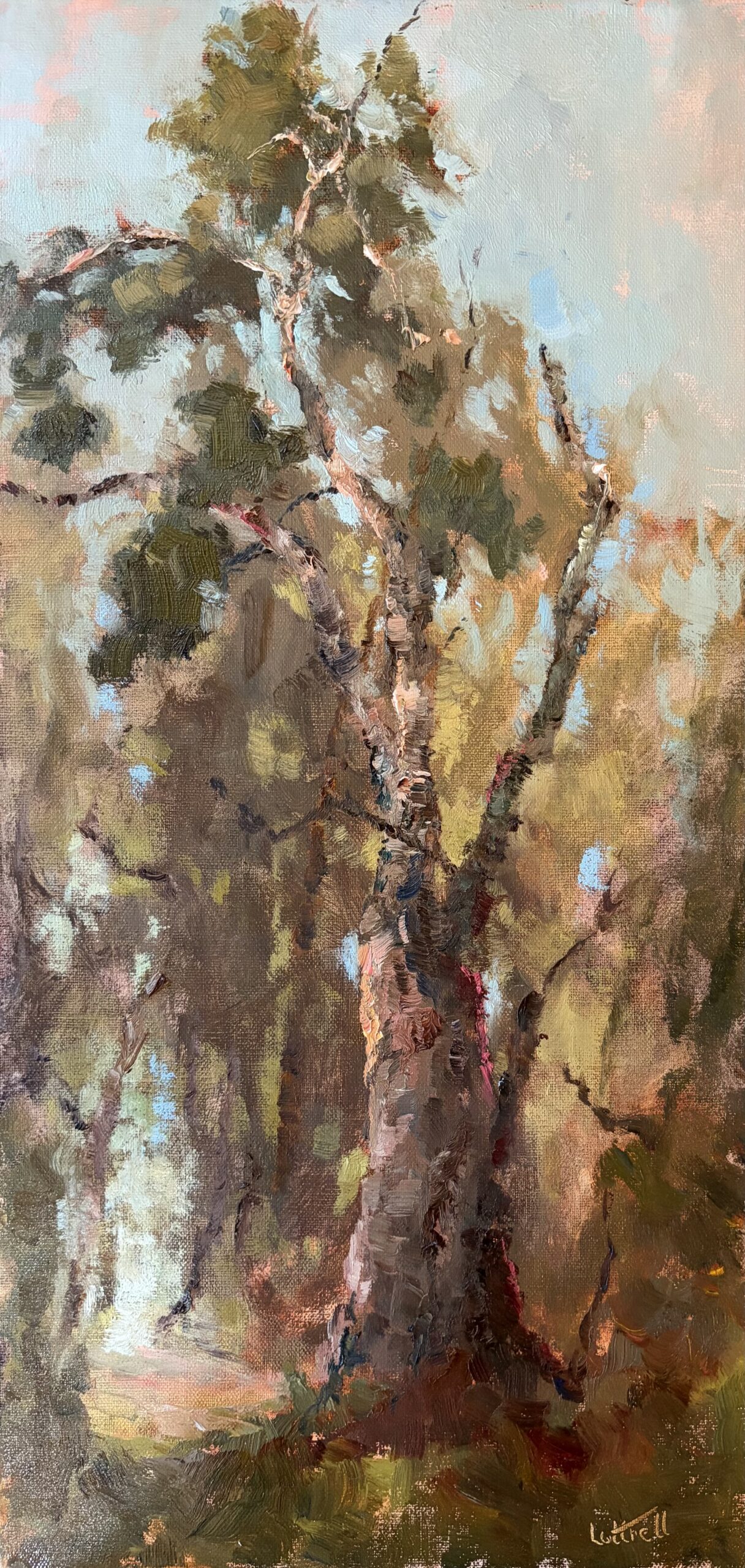 Plein air painting by Marla Luttrell 