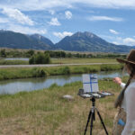 Ellie Wilson, featured in the PleinAir Magazine article “The Purpose in Presence” (June/July 2026 issue).