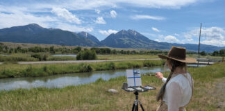 Ellie Wilson, featured in the PleinAir Magazine article “The Purpose in Presence” (June/July 2026 issue).