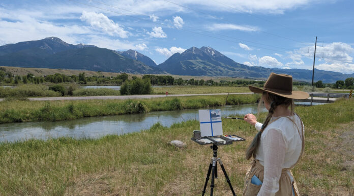 Ellie Wilson, featured in the PleinAir Magazine article “The Purpose in Presence” (June/July 2026 issue).
