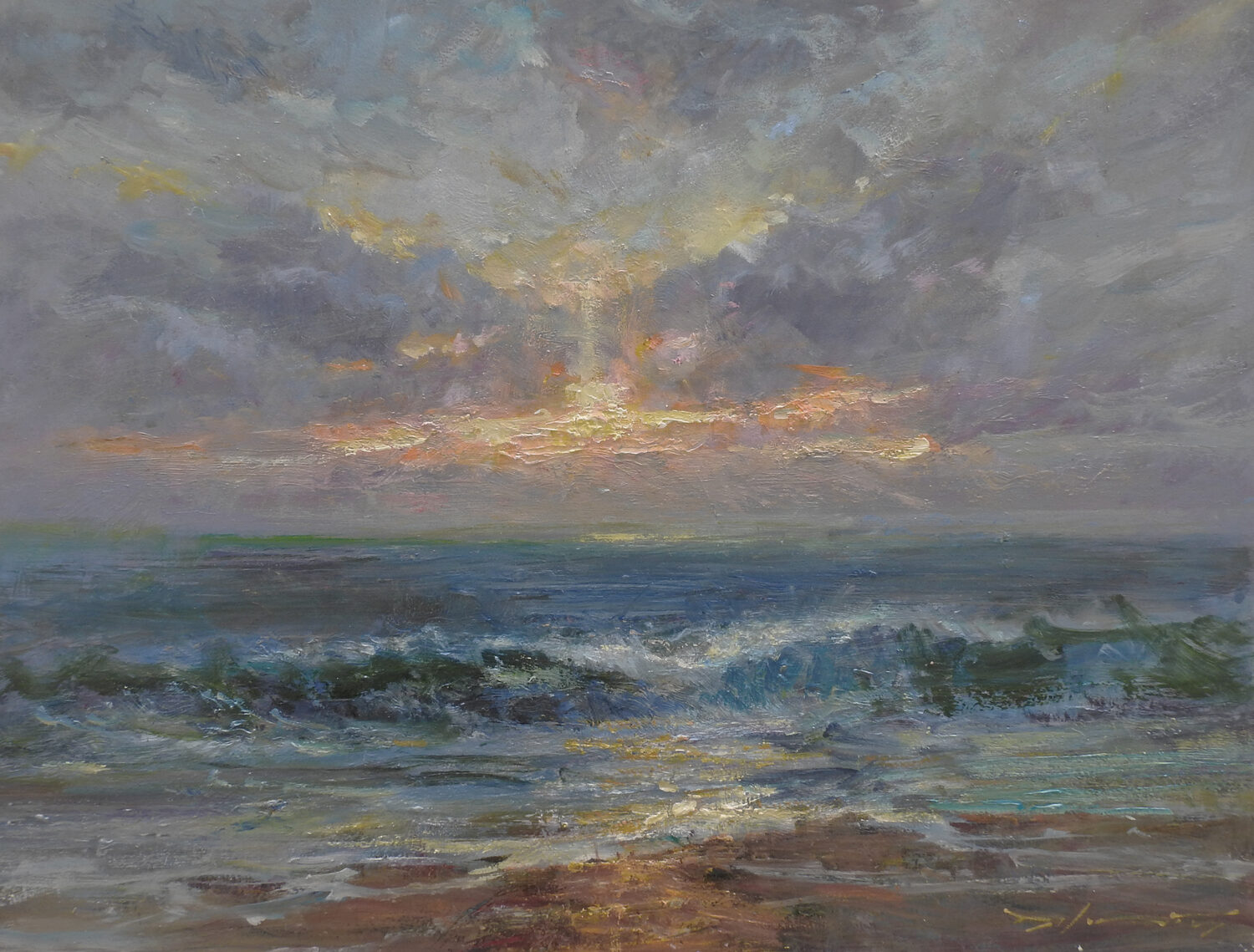 The Salon Art Prize - Second Place Overall: Rick J. Delanty, “Radiant,” oil, 14 x 18 in.