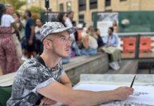 Did You Draw This?! Heiner Radau, drawing the NYC Highline