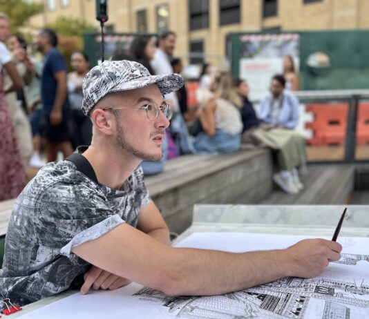 Did You Draw This?! Heiner Radau, drawing the NYC Highline