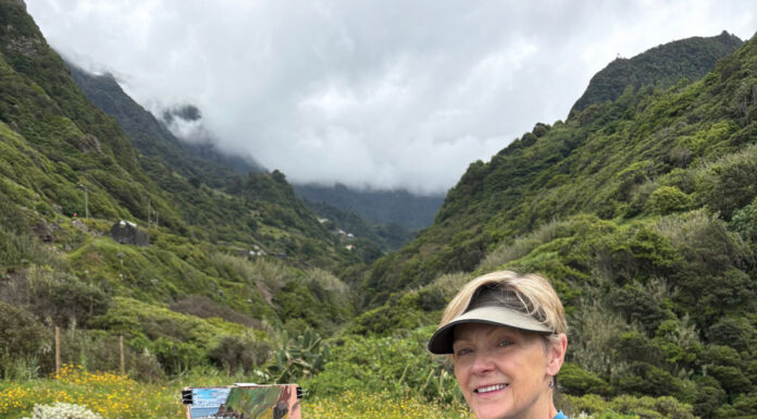 Plein air painter Allison Krajcik