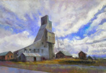 Nancie King Mertz, "Crossing for Copper," 20 x 36 inches, pastel, available through ArtDeTriumph Gallery