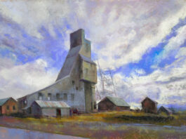 Nancie King Mertz, "Crossing for Copper," 20 x 36 inches, pastel, available through ArtDeTriumph Gallery