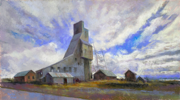 Nancie King Mertz, "Crossing for Copper," 20 x 36 inches, pastel, available through ArtDeTriumph Gallery