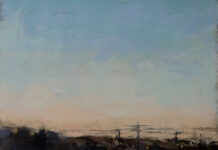 Painting exercise - Lyn Asselta, "Sky Study 1," pastel, 8 x 10 in.