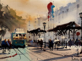"Trolley on 20th" by Jeff Steiner