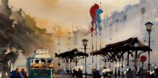 "Trolley on 20th" by Jeff Steiner