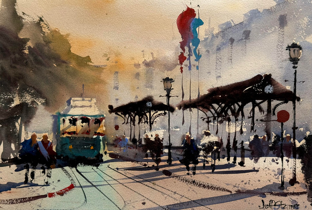 "Trolley on 20th" by Jeff Steiner "Trolley on 20th" by Jeff Steiner