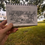 Happening Now: 22nd Annual Plein Air Easton "Easton begins with a thumbnail," says Russell Jewell. (@russell.jewell.art) - Plein Air Easton
