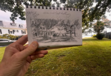 Happening Now: 22nd Annual Plein Air Easton "Easton begins with a thumbnail," says Russell Jewell. (@russell.jewell.art) - Plein Air Easton