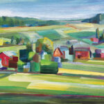 Painting of the Week: “Shaping the Land” Whidbey Island Plein Air Painting - Brooke Borcherding, "Shaping the Land," 2025, acrylic, 16 x 20 in., available from artist, plein air