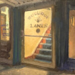 Plein Air Painting of the Week: “Dubuque Lanes” John Paul Marcelo, "Dubuque Lanes," 2023, oil, 9 x 12 in., available from artist, plein air painting