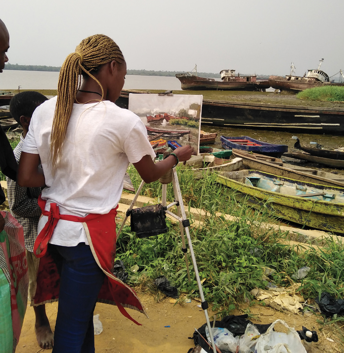 In Nigeria, where plein air painting faces challenges from weather and security, Edak Young is building momentum with her personal traveling event, uniting artists and communities as she documents the beauty and diversity of West African cities.