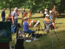 Members of the Springfield Plein Air club in Missouri paint out every Thursday, from April 1 through Oct 31.