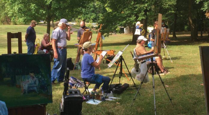 Members of the Springfield Plein Air club in Missouri paint out every Thursday, from April 1 through Oct 31.