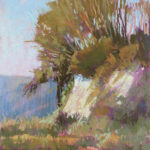 Behind the Pastel Layers of “Zattere Rainy Reflections” Liz Haywood-Sullivan, "Goleta Beach," pastel, 16 x 12 in.