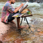 From Pixar to Plein Air The artist painting on location