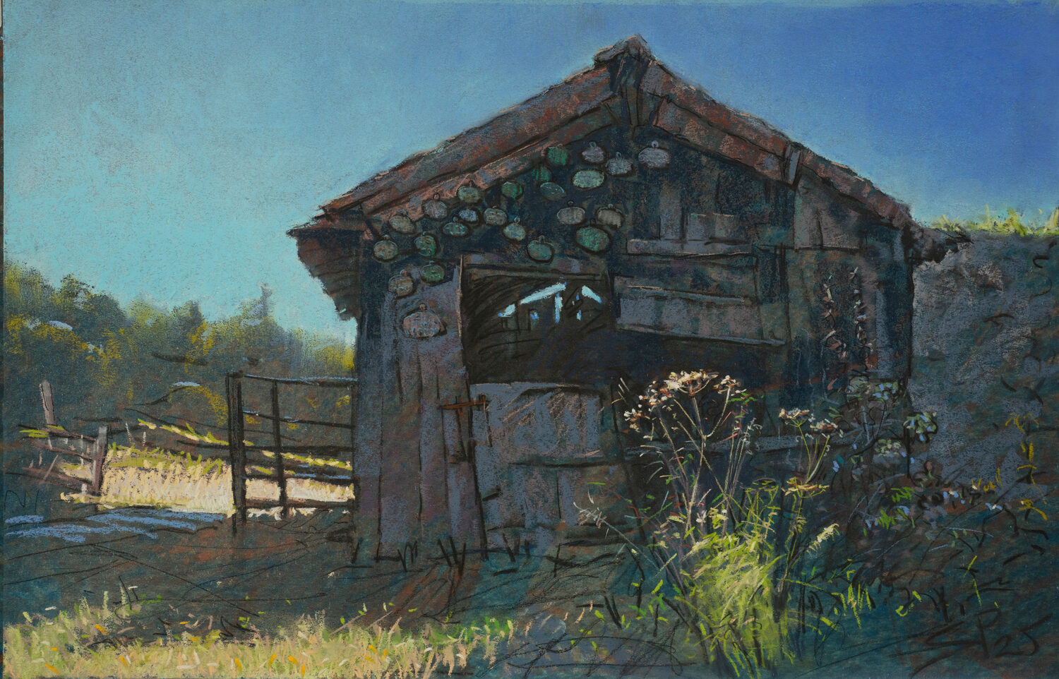 Best Plein Air Pastel: Sergey Pietila (Finland), “Old Champion's Barn,” 20 x 24 in.