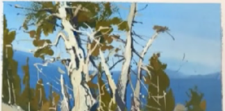 How to Paint Mountain Pine Trees with Allie Zeyer