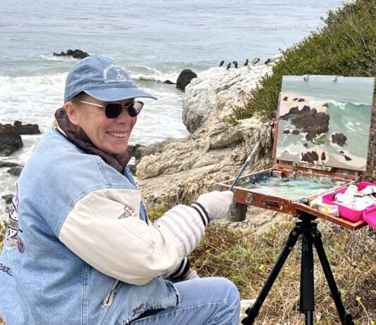 3 Reasons to Paint at … Leo Carrillo State Beach Marian Fortunati, plein air painting in California