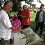 Plein air painter Ismail Kadir