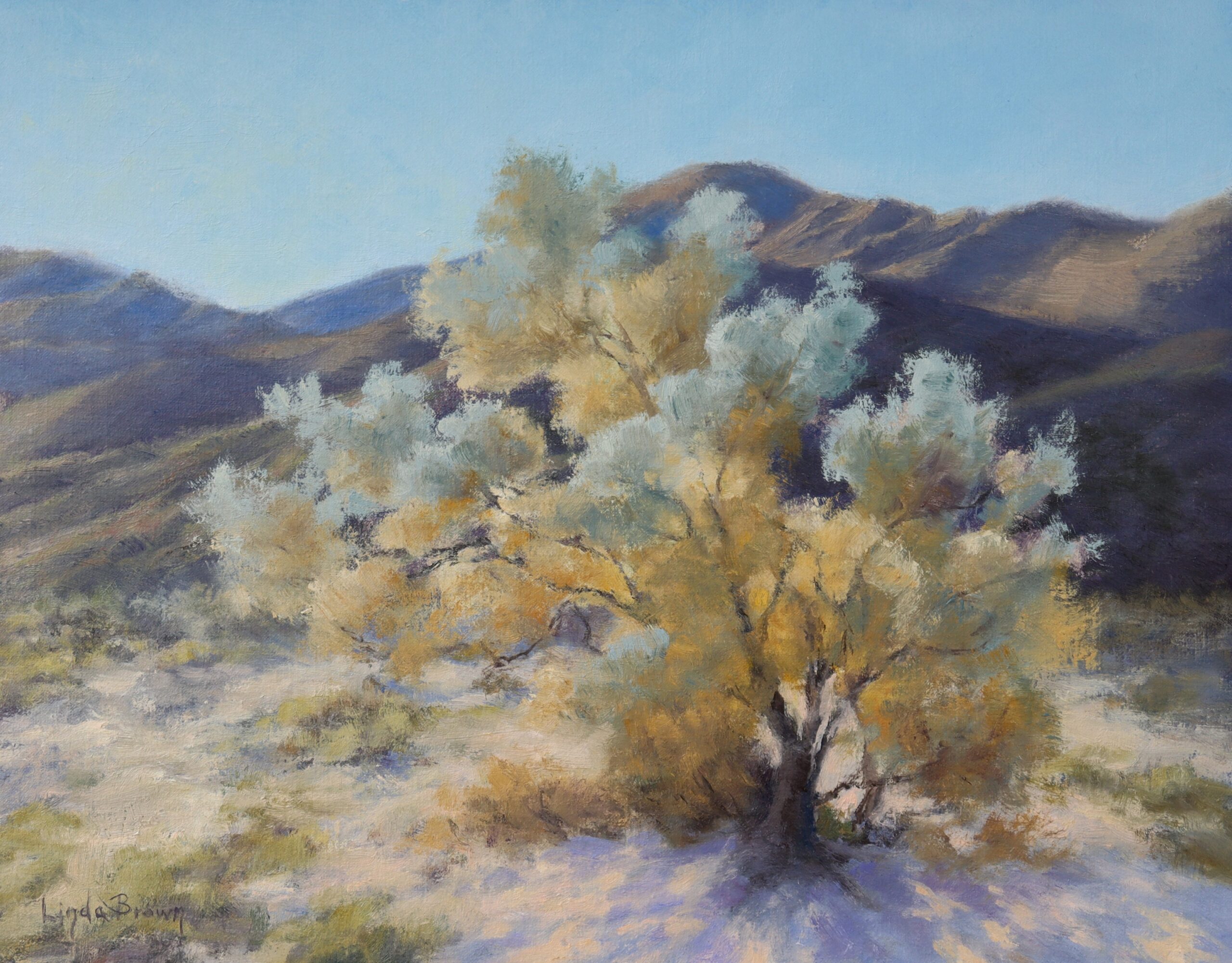 "Morning Smoke" by Linda Brown - plein air exhibition