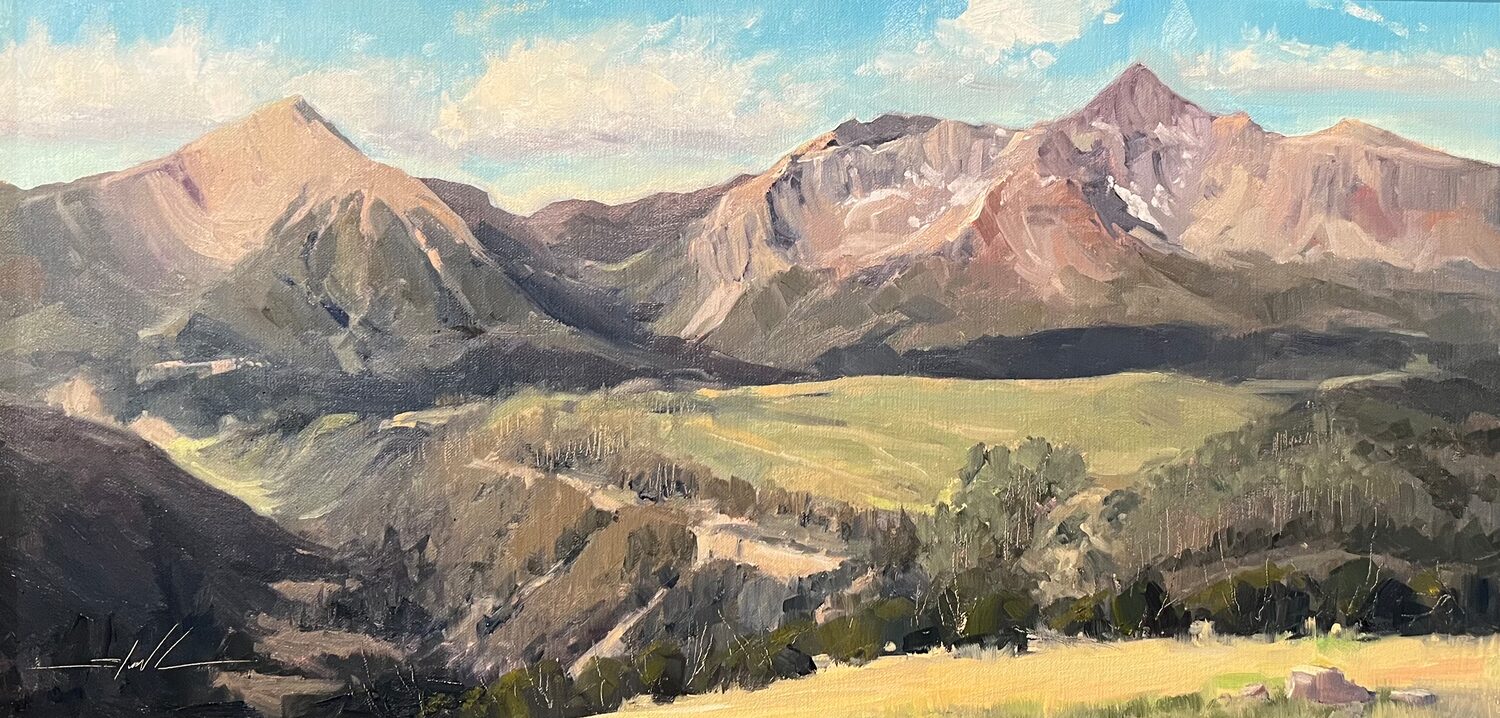 Best Plein Air Oil: Steve Stauffer, “Echoes of the San Juan,” oil, 12 x 24 in.
